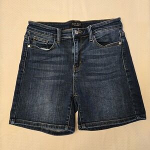 Judy Blue Dark Wash Denim Jean Shorts 5 in Inseam